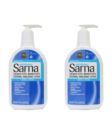 Sarna Anti-Itch Lotion Original 7.50 oz (Pack of 2) 7.5 Fl Oz (Pack of 2)
