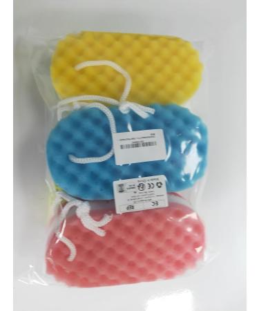 Trsnzul Bathing Sponge Set - 6 Soft Shower & Massage Sponges for Soothing Skin & Exfoliation - Perfect Body Care Accessories - Buy Online on GoSupps.com