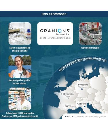 GRANIONS D contractant Musculaire - Creme Chauffante Musculaire - Articulations et Muscles - Baume D contracturant Musculaire - Vaseline Camphre Huiles Essentielles baume chauffant - Buy Online on GoSupps.com