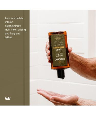 Cremo Body Wash Men Notes of Zesty Cypress Oud Wood and Warm Sandalwood Rich-Lathering Cypress Santal 16 Fl Oz - Buy Online on GoSupps.com