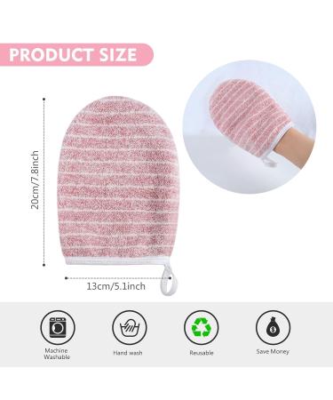 Kinhwa Makeup Removal Glove - Gentle Microfiber Reusable Cleansing Wipe 3 Pieces (Pink) - Eco-Friendly Facial Cleaning with Just Water 13cm x 20cm - Buy Online on GoSupps.com