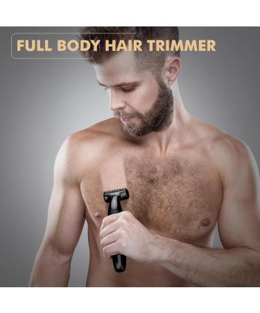Intimate Razor for Men | Kibiy IPX7 Waterproof Body Hair Trimmer with Hypoallergenic Shear Film & Type C Charging - Professional Full Body Care - Buy Online on GoSupps.com