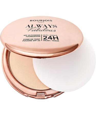 Bourjois Always Fabulous 210 Vanilla Foundation Powder Light Formula Long-Lasting Up to 24 Hours SPF 20 Hyaluronic Acid Natural Matte Finish 7g - Buy Online on GoSupps.com