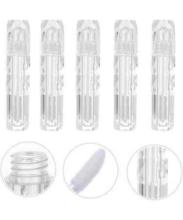 SEWACC Lot de 5 Tubes de Gloss Vides Transparents Mini Flacons Rechargeables pour L vres Format Compact pour Maquillage Voyage et chantillons - Buy Online on GoSupps.com