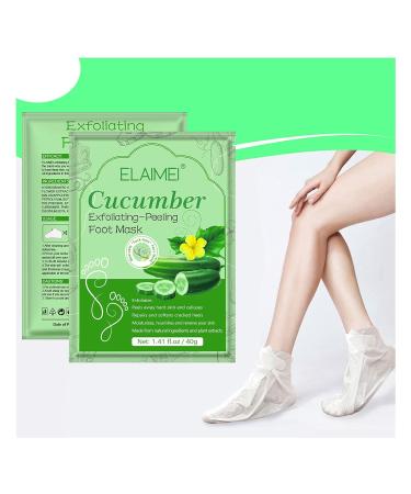 Health Foot Mask for Smooth Skin | Corn Removers for Toes (Green, One Size) - Living Room Adult - Buy Online on GoSupps.com