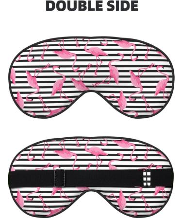 Flamingos Sleep Mask - Double-Sided Soft Eye Covers | Adjustable Sleeping Mask for Perfect Shading & Reduced Eye Edema - Shop Internationally - Buy Online on GoSupps.com