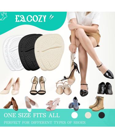 Metatarsal Pads & Ball of Foot Cushions - 3 Pairs Gel Shoe Inserts for Pain Relief & Comfort - International Shipping - Buy Online on GoSupps.com