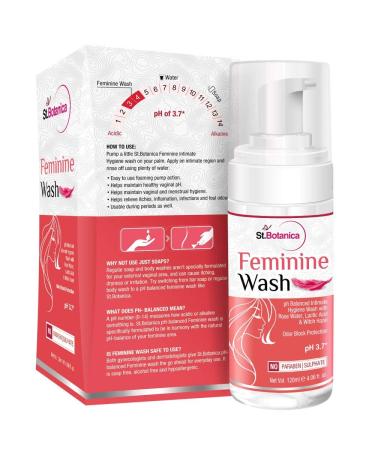 Stbotanica Feminine Intimate Hygiene Wash 120ml with Rose Water, Tea Tree & Witch Hazel - Buy Online on GoSupps.com