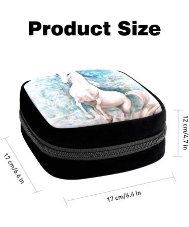 Animal Horse Color Period Bag | Sanitary Napkin Storage & Makeup Pouch - GIAPB - Buy Online on GoSupps.com