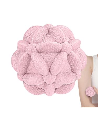 Muscle massage scooterball-flower sheet muscle regeneration ball mobility ball for training and relaxation mobility and movement manual trigger point for deep relaxation Ditanpu pink