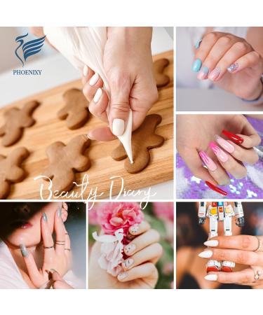Phoenixy 12 Colors Gel Nail Kit with UV Lamp | Navy Blue & Pale Pink Series | Soak Off Gel Polish Set for Women - Buy Online on GoSupps.com