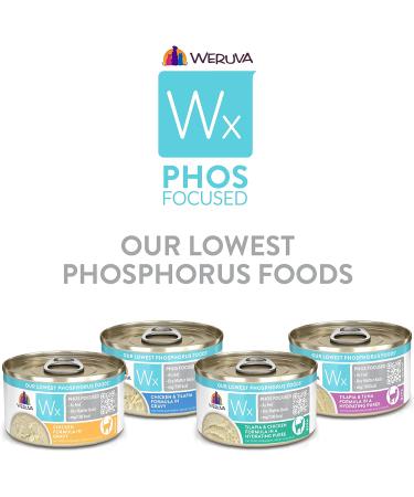 Weruva Wx Phos Focused Natural Pate & Gravy Variety Pack 3oz Can - 12 Pack - Buy Online on GoSupps.com
