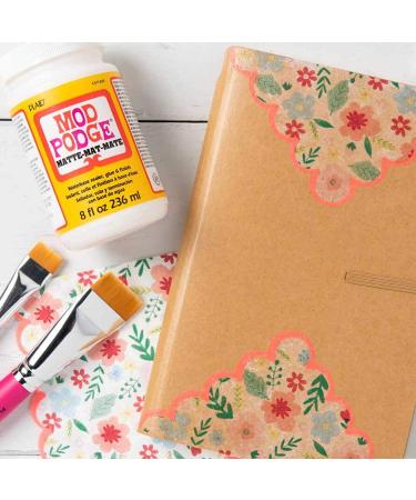 Mod Podge Decoupage Kit, 2x 16oz Bottles Matte Gloss Sealer/Glue with 4 Foam Brushes - Buy Online on GoSupps.com