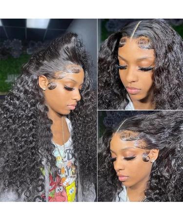Water Wave Lace Front Wig 22 Human Hair 180% Density for Black Women - Pre Plucked with Baby Hair - Natural Color - MSGEM - Buy Online on GoSupps.com