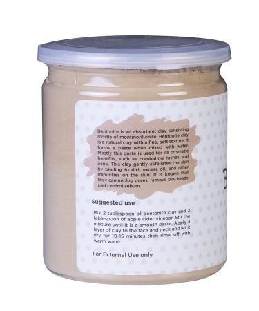 Bentonite Clay Powder 16 oz | 100% Pure Natural Clay for Face Masks & Soap Making | Yogis Gift - International Shipping Available - Buy Online on GoSupps.com