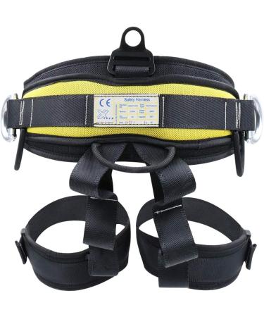 XBEN Professional Mountaineering Rock Climbing Harness - Rappelling Safety Belt | Brown Black - Buy Online on GoSupps.com