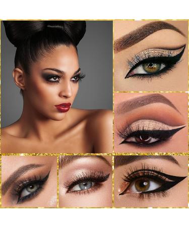 2021 Upgraded Self-adhesive Eyeliner Glue Pen 2 in 1 - Diamond Bling Glitter Liquid Eyeliner for Eye Makeup - No Glue, Non Magnetic - Perfect for Normal False Eyelashes - Buy Online on GoSupps.com