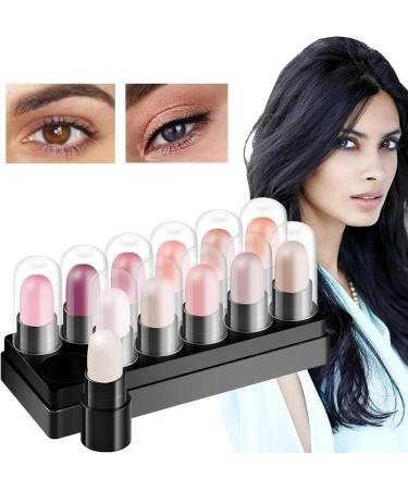 Eyeshadow Stick Eye Highlighter Sticks Long Lasting Eyeshadow Pencil Crayon with Soft Brush Eye Brightener Silkworm Highlighter Stick Littryee Pink - Buy Online on GoSupps.com