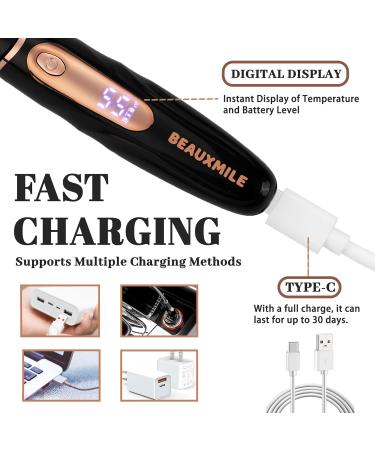 Buy Upgraded Electric Heated Eyelash Curlers - Gentle Safe & Precision Control for Stunning Lashes | International Shipping Available - Buy Online on GoSupps.com