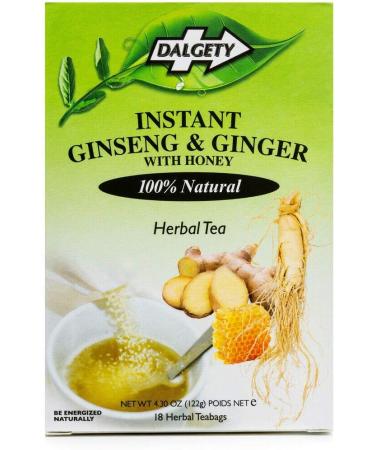 Dalgety Teas 2 x Dalgety Instant Ginseng & Ginger with Honey Herbal Tea - Buy Online on GoSupps.com