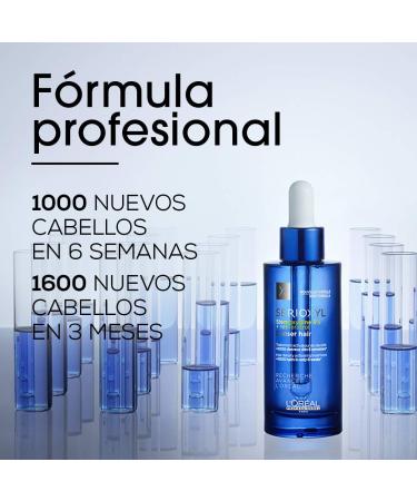 L'Or al Professionnel Serioxyl Denser Hair Serum 90ml for Men & Women - Daily Scalp Treatment for Thinning Hair and Hair Loss - Buy Online on GoSupps.com