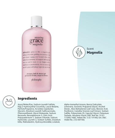 philosophy amazing grace magnolia Shower Gel - 16 Fl. Oz - Buy Online on GoSupps.com