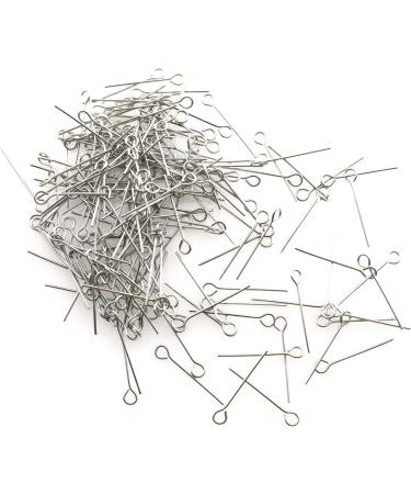 200PCS Tegg Eye Pin 0.8inch/20mm 304 Stainless Steel Headpins for Jewelry Making - Buy Online on GoSupps.com