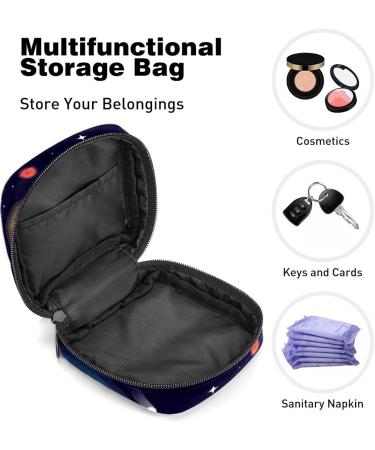 Womens Bonds Storage Pockets - Galaxy Universe Portable Period Kit | Stylish Feminine Product Bag for Girls - Buy Online on GoSupps.com