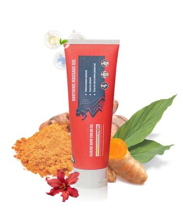 Gel musculaire cr me apaisante 120 g gel doux et apaisant action rapide pour soulager les douleurs dans les genoux les chevilles les paules le dos les pieds le cou la main les