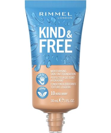 Rimmel Kind + Free Moisturising Skin Tint Foundation Rose Ivory 30ml - Pack of 1 - Buy Online on GoSupps.com