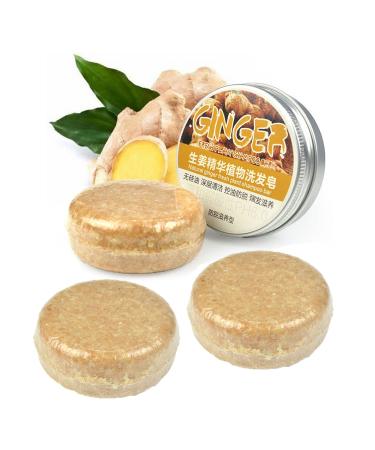 Ginger Hair Regrowth Shampoo Bar, Ginger Shampoo Soap, Ginger Shampoo Bar, Solid Shampoo Bar (3pcs)