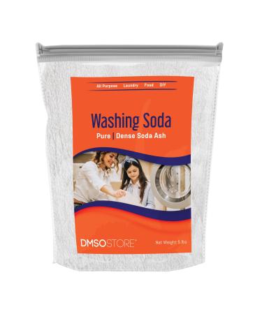 Washing Soda for Laundry 5 lb. Sodium Carbonate (Soda Ash) 99.95% Purity