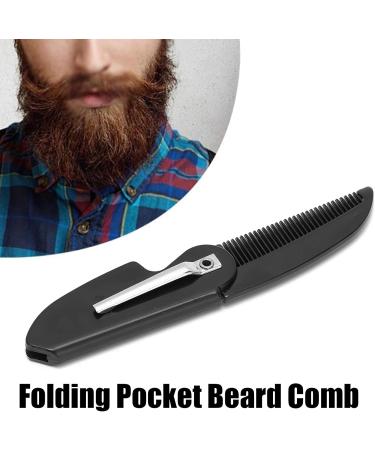 Peigne de poche pliant pour hommes paquet de 2 peignes lisser dents fines pour le toilettage quotidien la barbe ou la moustache - Buy Online on GoSupps.com