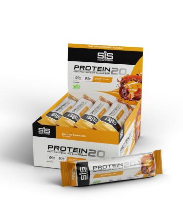 Science In Sport Protein 20 Bars High protein Low sugar Chocolate-coated Protein Snack Salted Caramel Flavour 12 Protein Bars