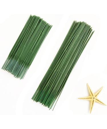 100 pcs 6.69 inch Plastic Floral Stem Wire for DIY Crafts - Green 17cm Artificial Flower Rod | Bouquet Arrangements Decor Supplies - Buy Online on GoSupps.com