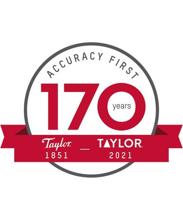 Taylor Precision Digital Bathroom Scale | Highly Accurate 400 lb Weight Capacity | Instant On/Off, Clear Glass & Chrome Finish - Buy Online on GoSupps.com