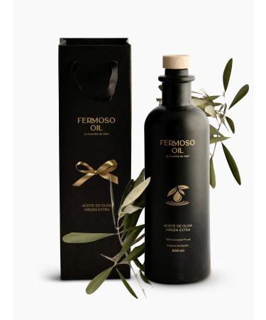 Fermoso Oil olive oil bottle 500ml extra virgin olive oil Spanish olive oil Andalusia olive oil pressed cold d.o.Sierra Mginina Food oil Premium olive oil gift set 1x500ml as a gift set
