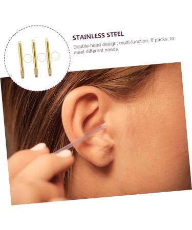FOMIYES 3pcs Brass Ear Cleaning Tools Ear Wax Removers Portable and Easy to Use for Wax Buildup Removal for Home Use - Buy Online on GoSupps.com