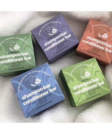 Spiraleaf Unscented Conditioner Bars x2 - Rich Oils, Limited Ingredients, Concentrated Formula - Made in USA (2pk) - Buy Online on GoSupps.com