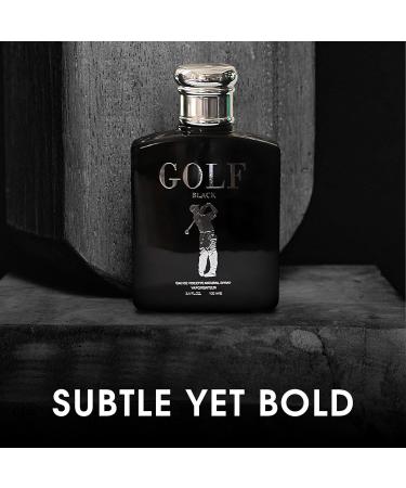 Golf Black Men's Perfume Exclusive & Bold Fragrance with Citrusy Top Notes Spicy Heart and Rich Woody Base 100ML for Sophisticated Occasions Golf Black 3.4 Fl Oz (Pack of 1) - Buy Online on GoSupps.com