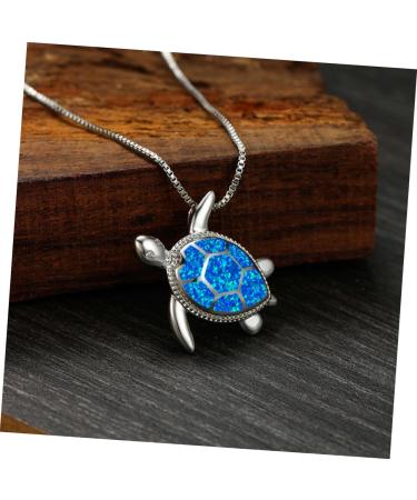 Toyvian Blue Necklace Ocean Decor The Choker Neck Chain Women Necklace Pendant Animal Miss Grace - Buy Online on GoSupps.com