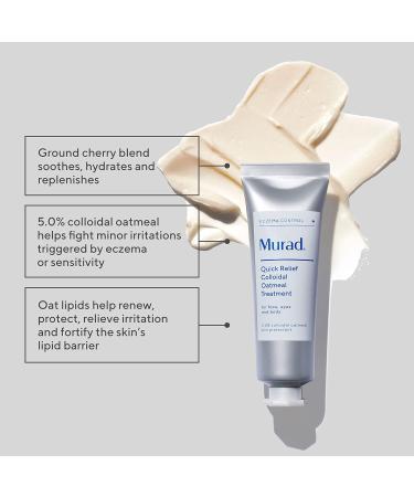 Murad Eczema Control Cream - Quick Relief for Itchy Skin & Eczema Rash | Soothing Colloidal Oatmeal Treatment 1.7 Fl Oz - Buy Online on GoSupps.com