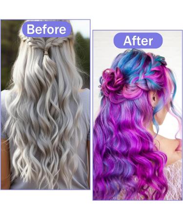 Bewudy 2 Sets of Hair Coloring Kits Hair Highlighting Caps Hair Dye Cap Disposable Hair Art Frosting Cap with Plastic Crochet Hook and Hair Dye Brushes for Salon Hair Dyeing Hairdressing (Pink) - Buy Online on GoSupps.com