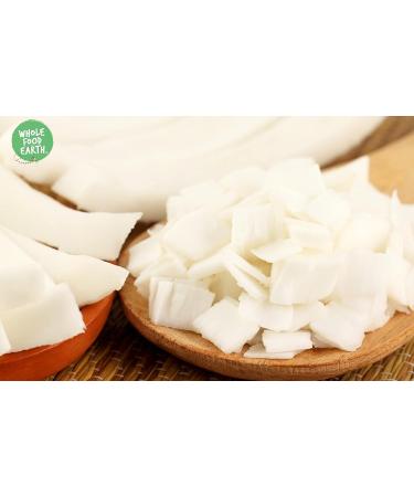 Wholefood Earth Raw Coconut Slice - Non-GMO - Natural - Vegan - Dairy Free - No Added Sugar - 1kg - Buy Online on GoSupps.com
