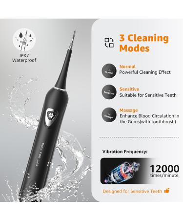 Effective Sonic Electric Plaque Tartar Remover for Dogs & Cats - Rechargeable Tooth Cleaning Kit - Buy Online on GoSupps.com