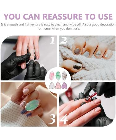 SEWACC Palette de Nail Art Bague 6 Pi ces pour Vernis Ongles Plateau M langeur Portable en R sine Ambre pour Manucure Professionnelle et Usage Personnel - Buy Online on GoSupps.com