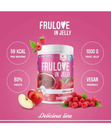 ALLNUTRITION Sugar Free Jam - Raspberry & Apple Fruit Jelly 1000g | Low Carb, Low Calorie, Vegan Friendly - Buy Online on GoSupps.com