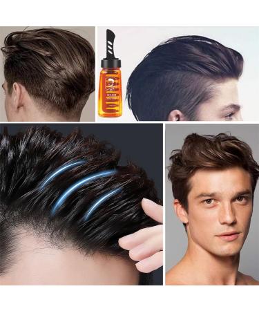 2-In-1 Man Hair Styling Gel Head Hair Cream With Wide Tooth Comb Strong Hold Hair Stying Gel Cream Grooming Hairspray (1PC) - Buy Online on GoSupps.com