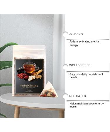 Paquet De 2 Sachets Th Herbal Health Six-Treasure Booster Vitalit Naturel For L' nergie Et La Nutrition M lange D'herbes 100% Pur Soulagement Fatigue Infusion Facile - Buy Online on GoSupps.com