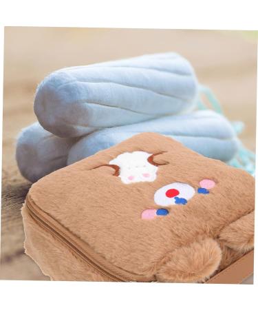 Combination Plush Storage Pocket Tank for Women | Menstrual Tapes & Period Bag | 18.5x18.5x6.5cm - Buy Online on GoSupps.com